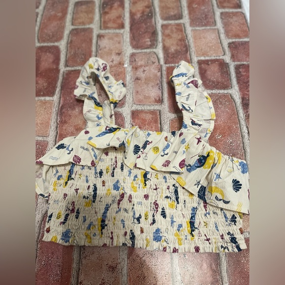 BNT:Free Assembly Mermaid Multi Ruffle Bandeau/short 2-Piece Set XL & shorts 12 - Picture 5 of 8